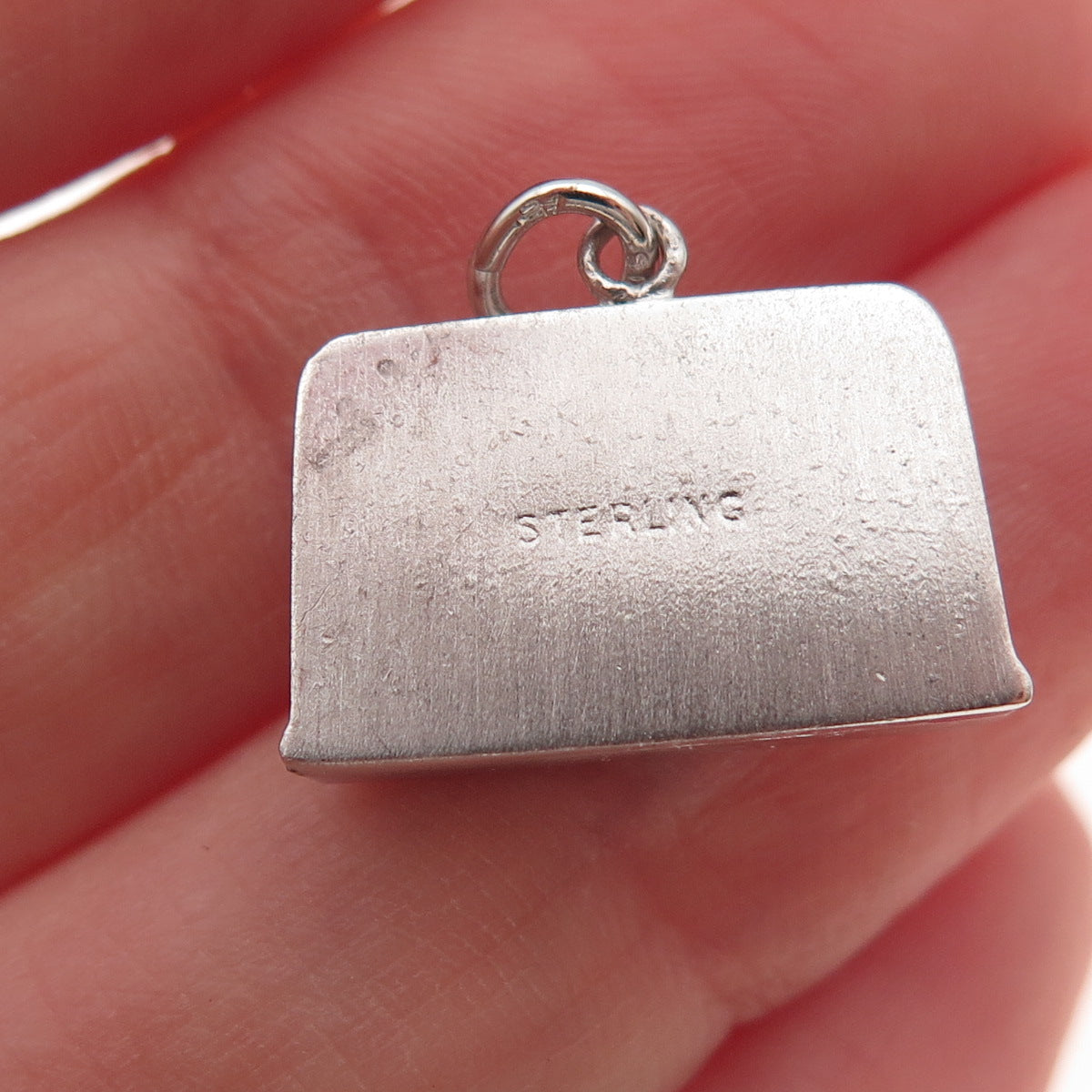 Art's Elegance 925 Sterling Silver Vintage Radio Charm Pendant