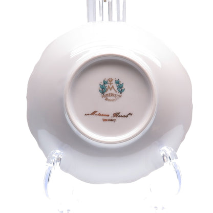 MITTERTEICH BAVARIA Antique Meissen Floral Hand Painted Porcelain Cabinet Plate