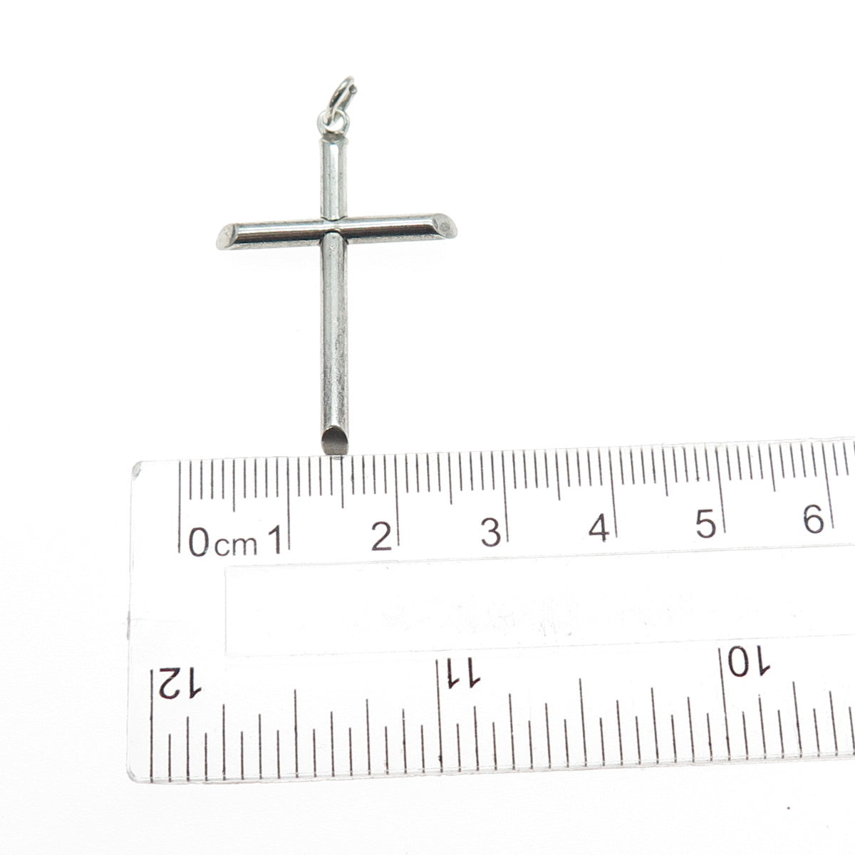 PPC Princess Pride 925 Sterling Silver Vintage Cross Charm Pendant
