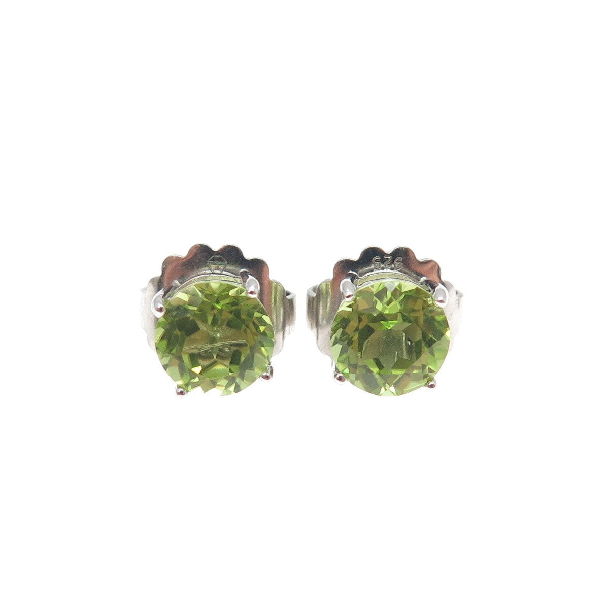 925 Sterling Silver Real Topaz Peridot Amethyst Interchangeable Jacket Earrings