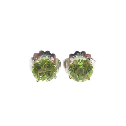 925 Sterling Silver Real Topaz Peridot Amethyst Interchangeable Jacket Earrings