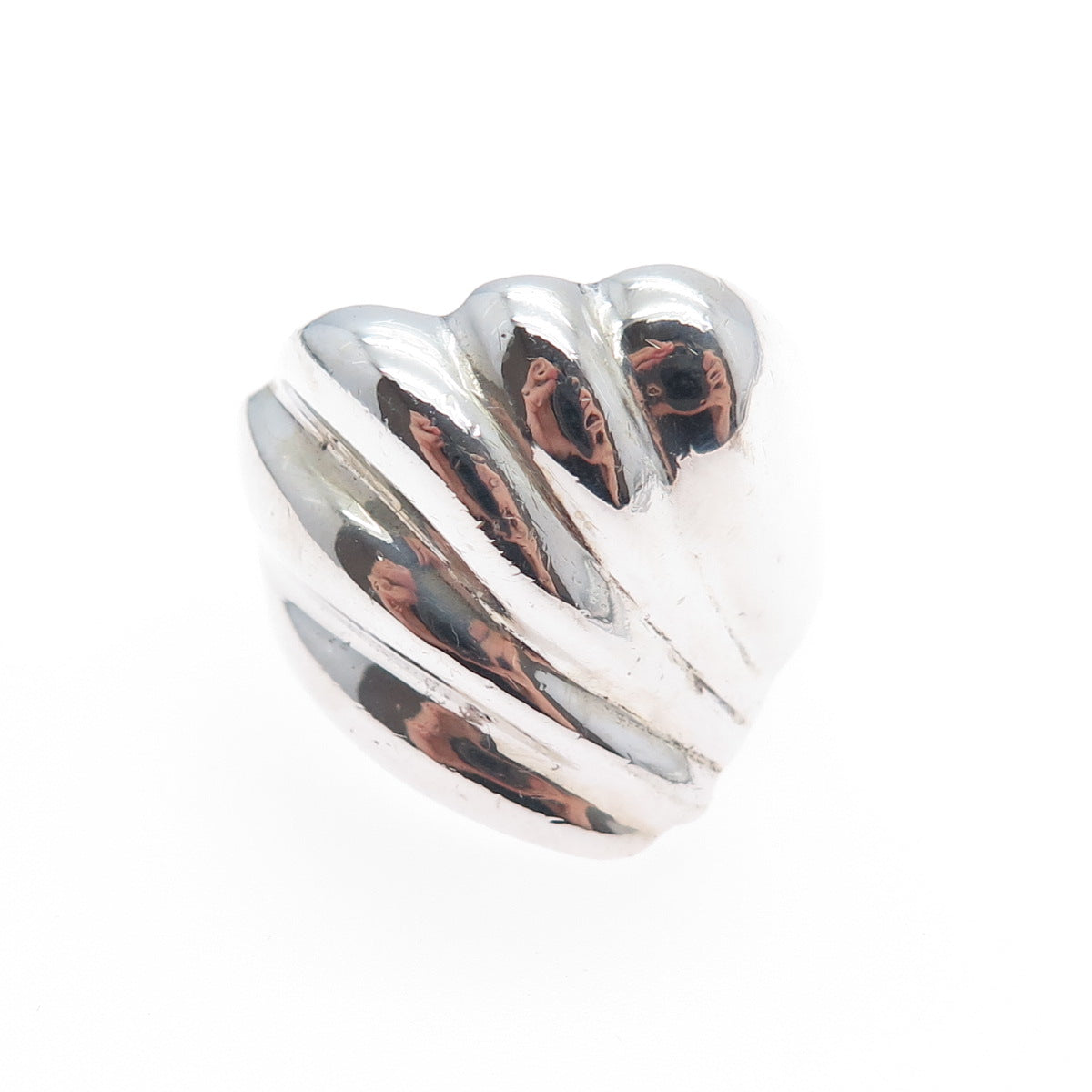 925 Sterling Silver Vintage Mexico Modernist Ring Size 6.25
