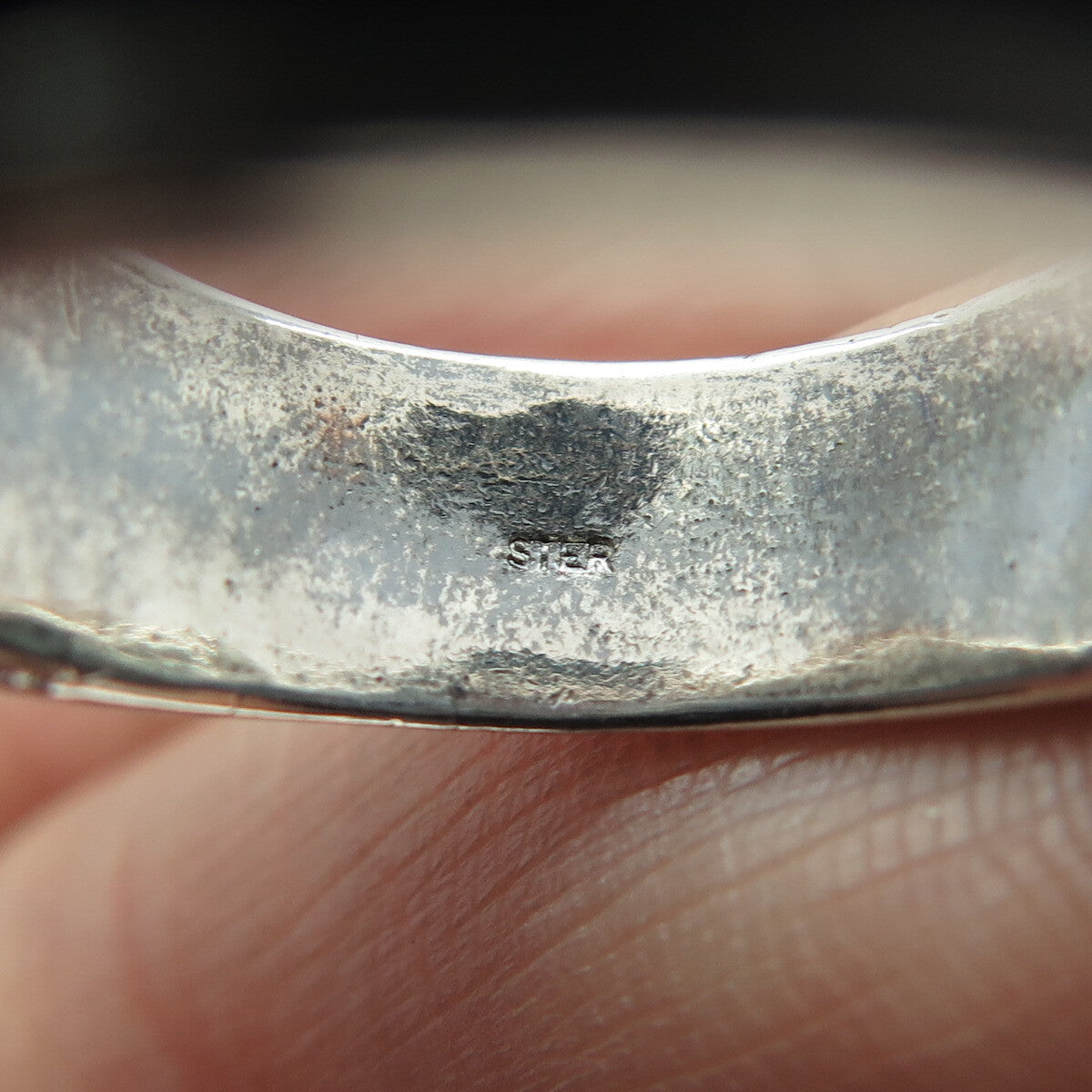 925 Sterling Silver Vintage Celtic Knot Oxidized Ring Size 10