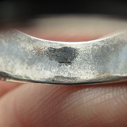 925 Sterling Silver Vintage Celtic Knot Oxidized Ring Size 10