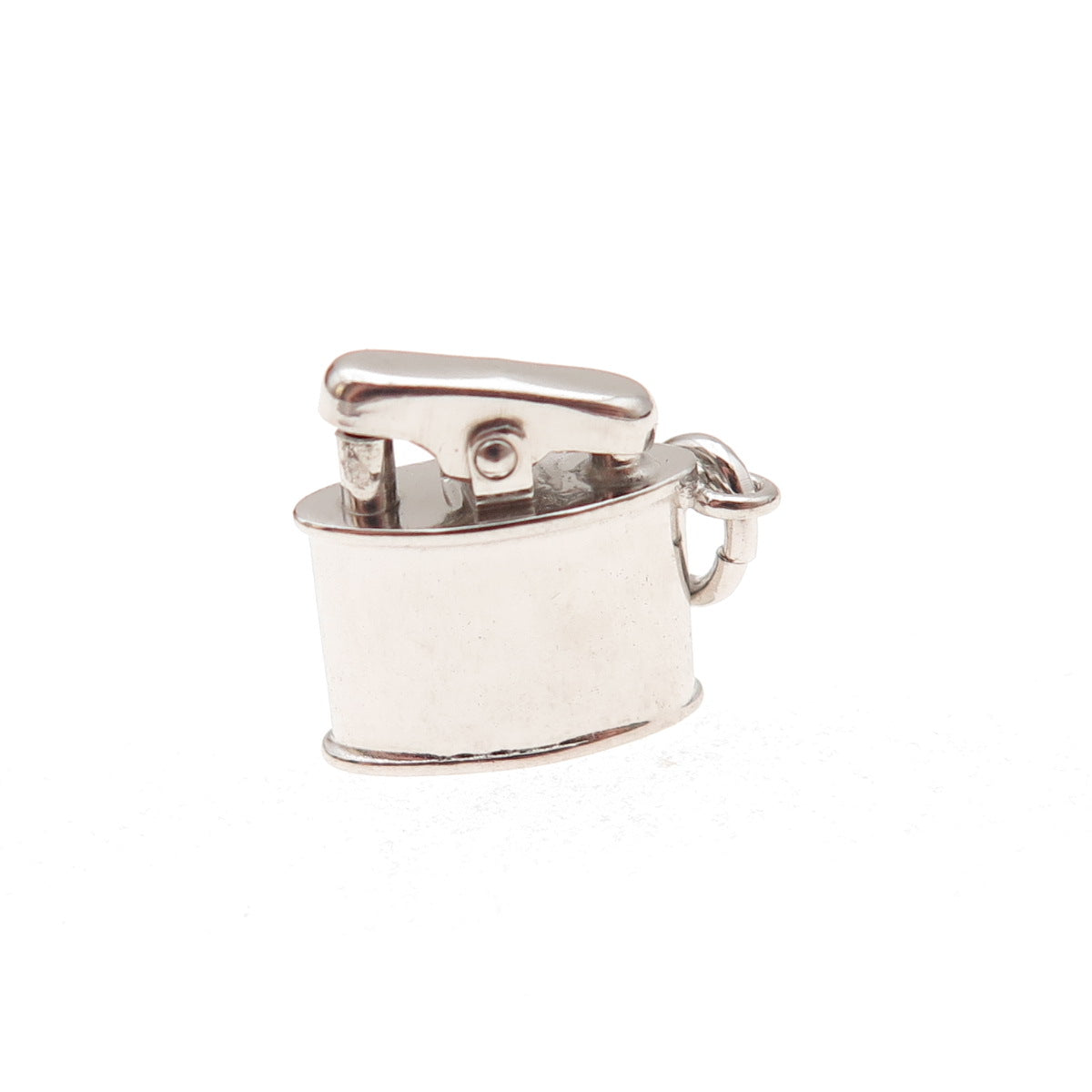 Art's Elegance Sterling Silver Antique Art Deco Cigarette Lighter Charm Pendant