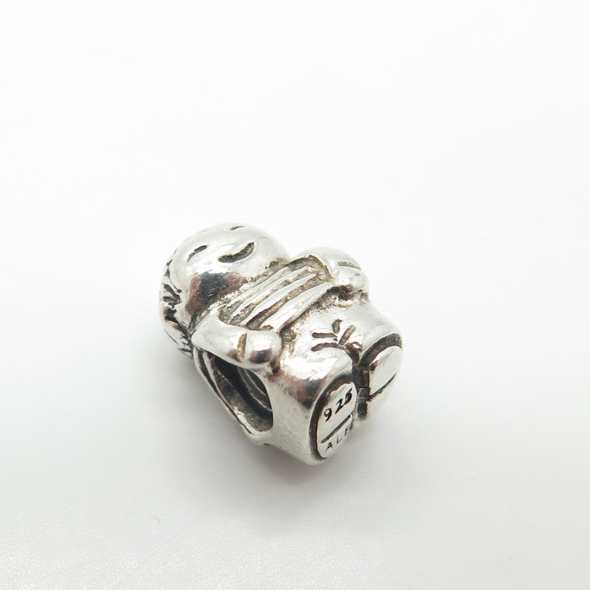 925 Sterling Silver PANDORA Happy Boy Bead Charm