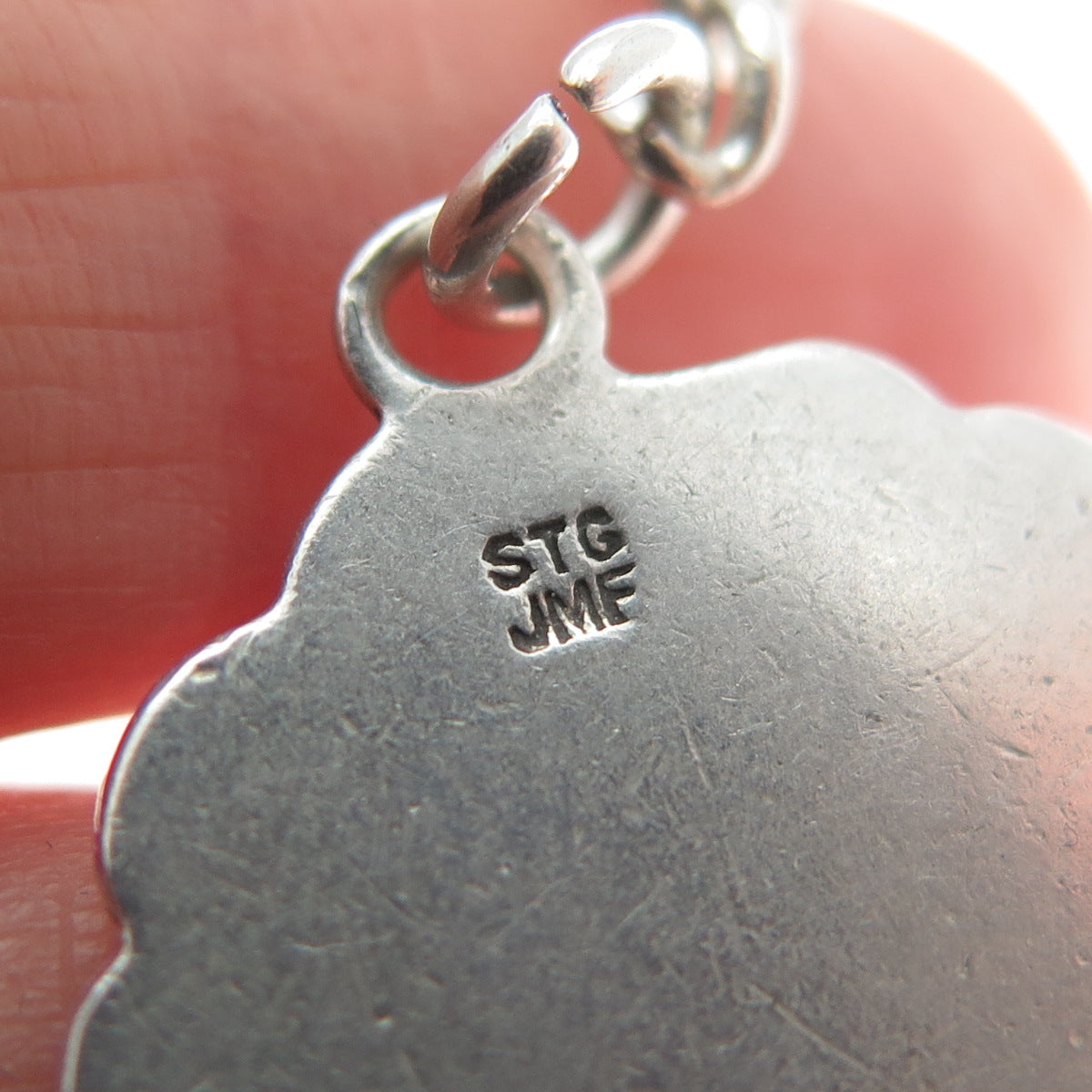 J.M. FISHER 925 Sterling Silver Vintage Archery Sport Key Chin Fob
