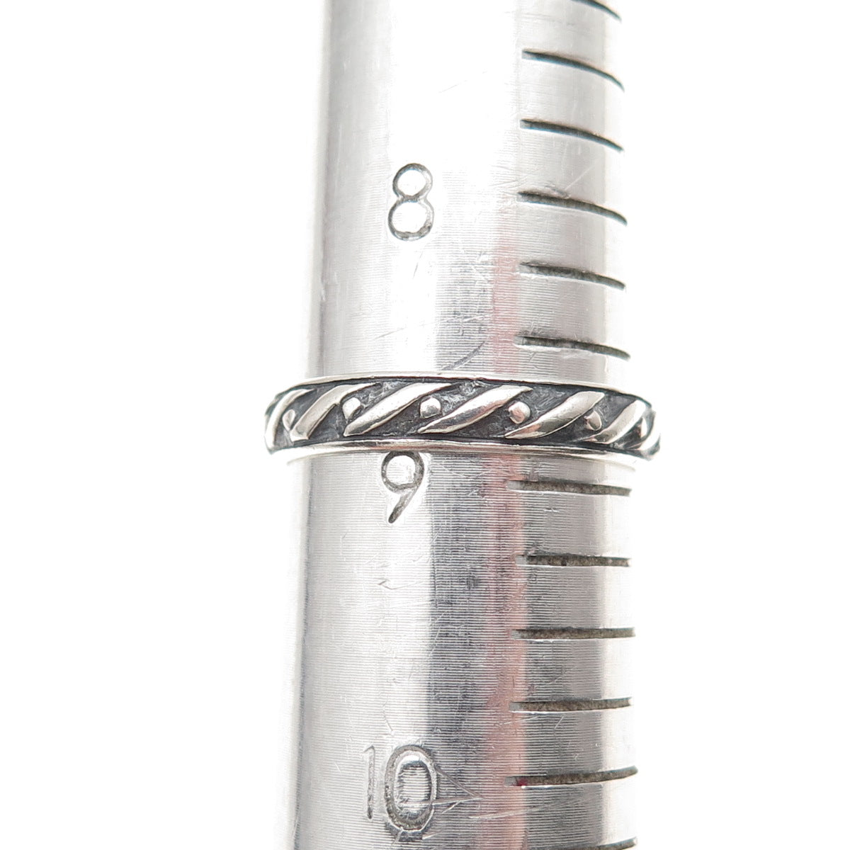 Laurel Elliot Sterling Silver Vintage Hope is The Life of Love Band Ring Size 9