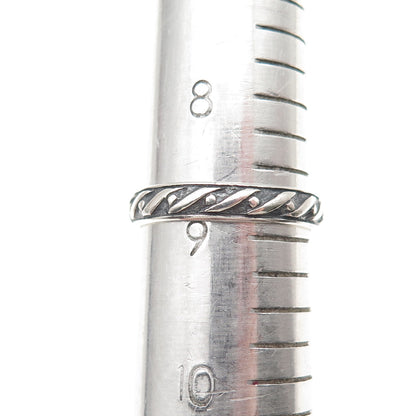 Laurel Elliot Sterling Silver Vintage Hope is The Life of Love Band Ring Size 9