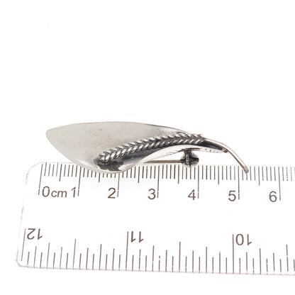 Carl Ove Frydensberg 925 Sterling Silver Vintage Denmark Calla Lily Pin Brooch