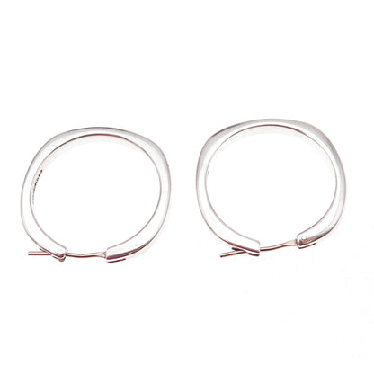 Tiffany & Co. 925 Sterling Silver Vintage Hoop Earrings