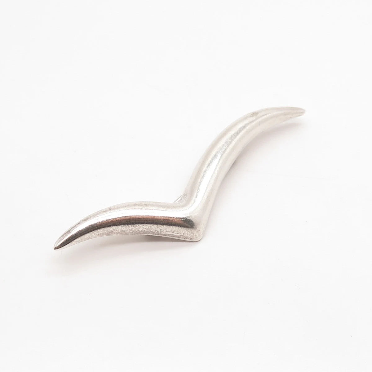 925 Sterling Silver Vintage Mexico Check Mark Pin Brooch