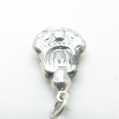 925 Sterling Silver Vintage Buddha Charm Pendant