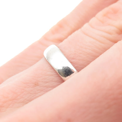 Bell Trading Post 925 Sterling Silver Vintage Classic Wedding Band Ring Size 6
