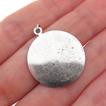 Griffith & Sons 925 Sterling Silver Vintage Engraved Mother Charm Pendant