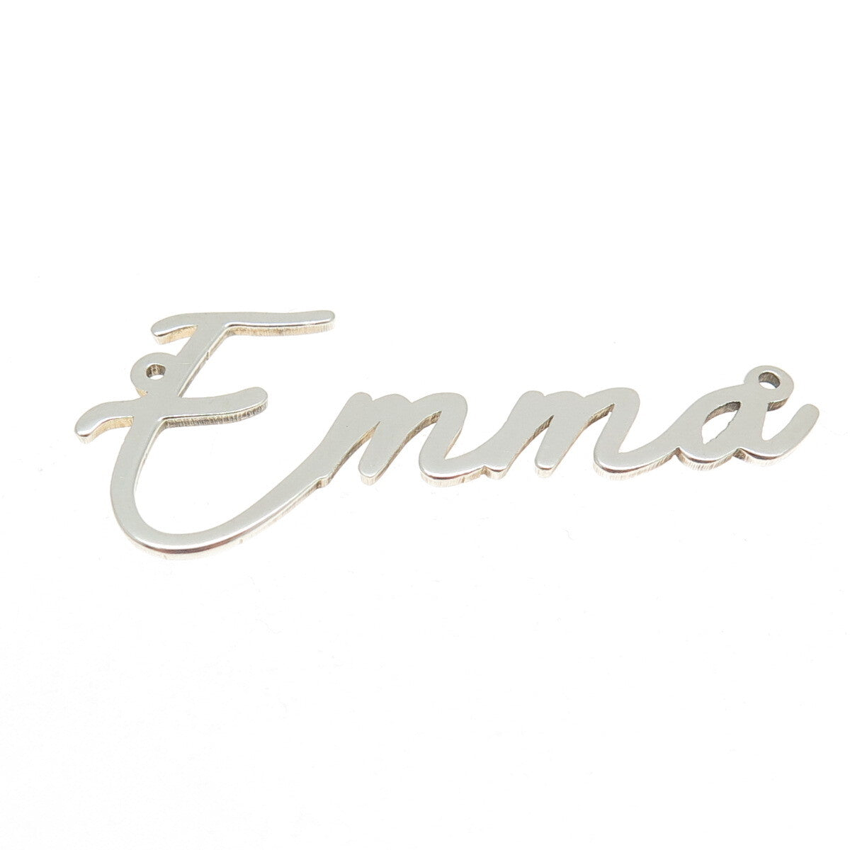 925 Sterling Silver Vintage "Emma" Personalized Necklace Central Part