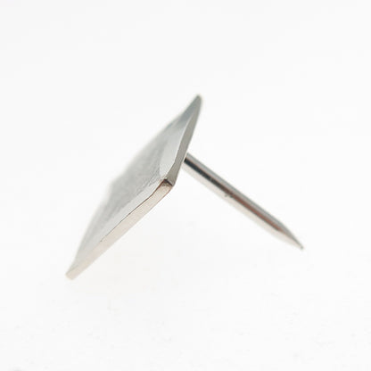 SIMMONS 925 Sterling Silver Vintage Square Lapel Pin