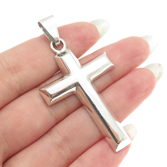 925 Sterling Silver Vintage Mexico Cross Pendant