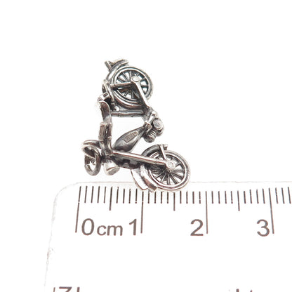Payton Pepper & Sons Sterling Vintage 1971 Birmingham Motorcycle Charm Pendant
