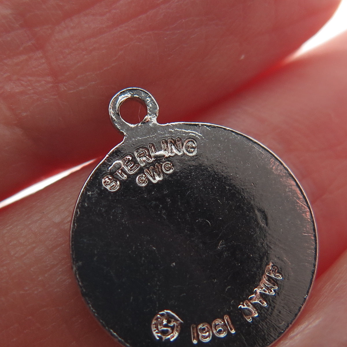 925 Sterling Silver Vintage 1961 NY World's Fair 1964-1965 Mini Charm Pendant