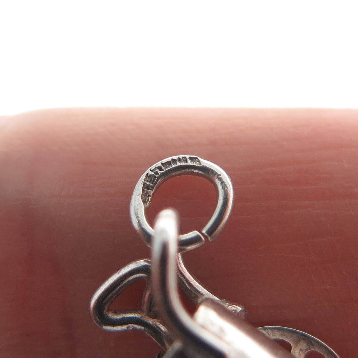 925 Sterling Silver Antique Art Deco Wheelbarrow Pot Minimalist 3D Charm Pendant