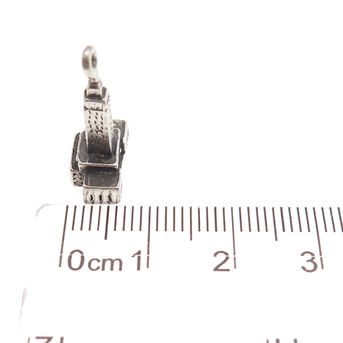 925 Sterling Silver Vintage Ottawa Parliament Building 3D Mini Charm Pendant