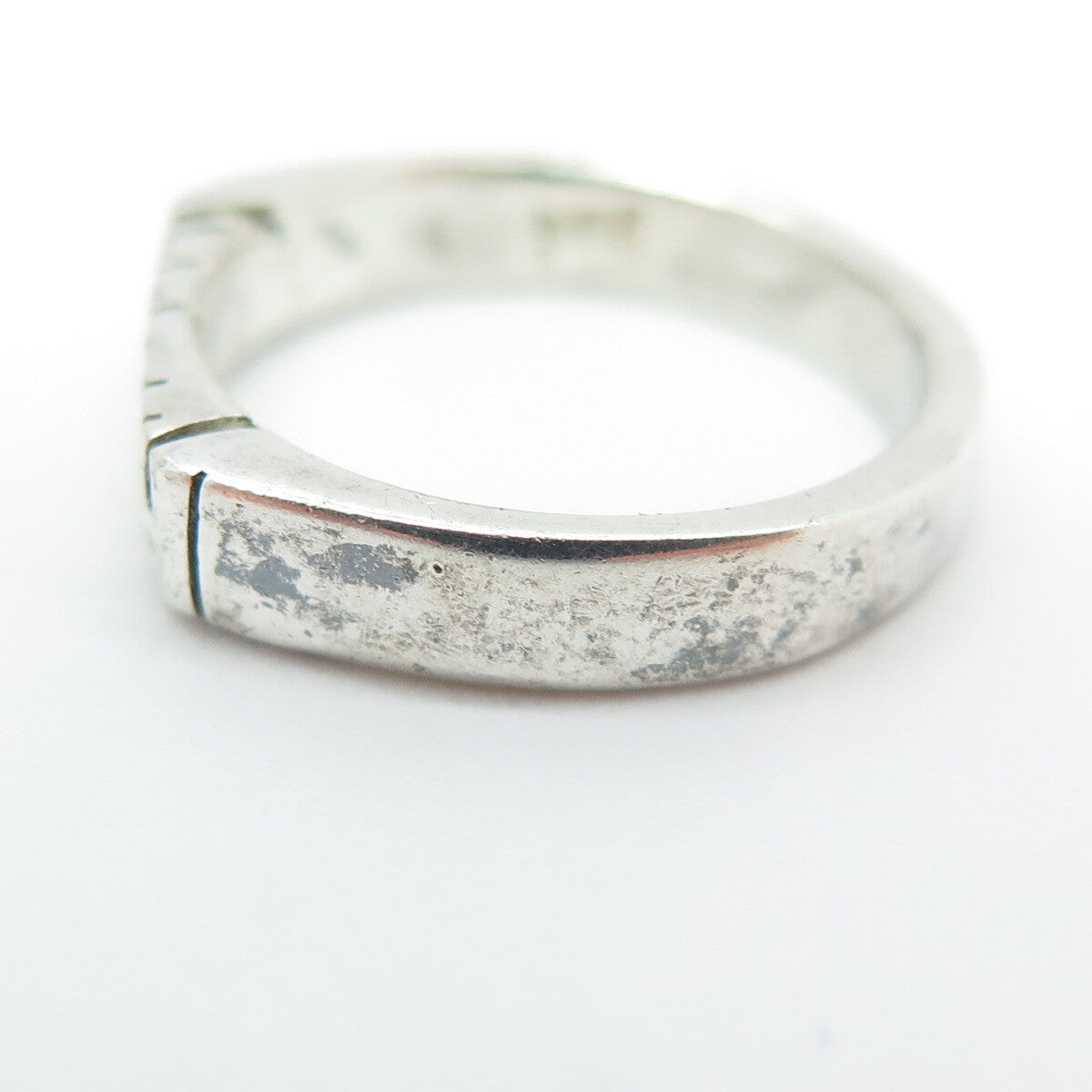 925 Sterling Silver Vintage Mexico "Lynnsey" Name Ring Size 4.5