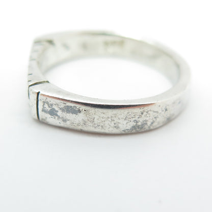 925 Sterling Silver Vintage Mexico "Lynnsey" Name Ring Size 4.5