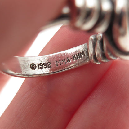 MMA Metropolitan Museum of Art 925 Sterling Silver Vintage Knot Ring Size 8.25