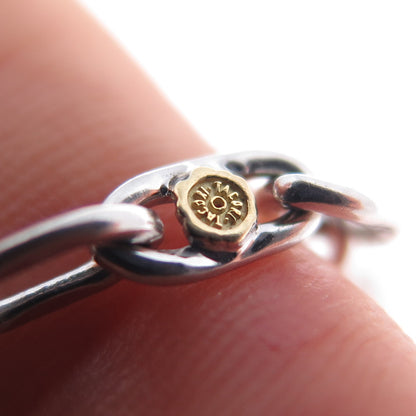 TACORI 18K Gold & 925 Sterling Silver Crescent Eclipse Chain Necklace 18"