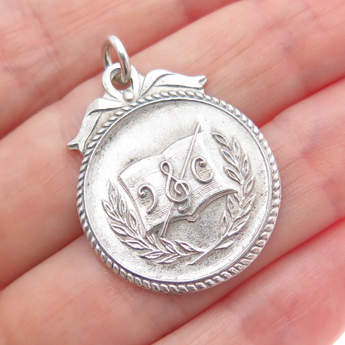 925 Sterling Silver Vintage Port Colborne Festival of Music Charm Pendant