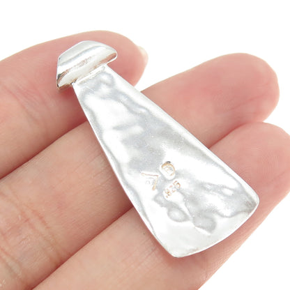 SILPADA 925 Sterling Silver Vintage Hammered Finish Pendant