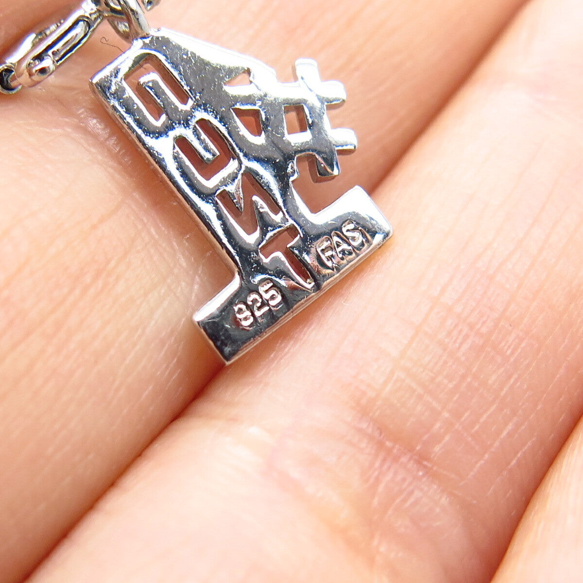 925 Sterling Silver "Aunt Number 1" Pendant