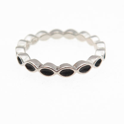 PANDORA 925 Sterling Silver Better Together Band Ring Size 6.75