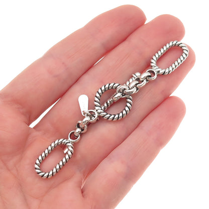 DP Doug Paulus 925 Sterling Silver Vintage Necklace Toggle Lock Clasp