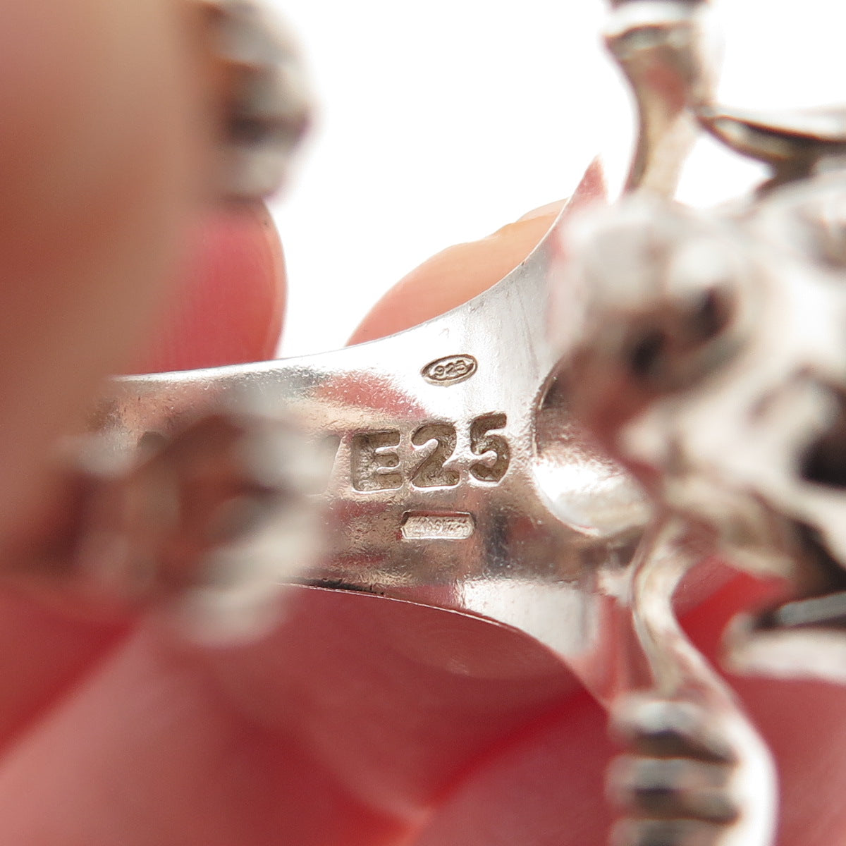 NOVE25 Sterling Silver Vintage Jack Russell Terrier Adjustable Ring Size 7.75