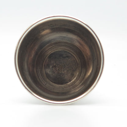 84 Silver Antique Russian Empire Etched Shot Cup