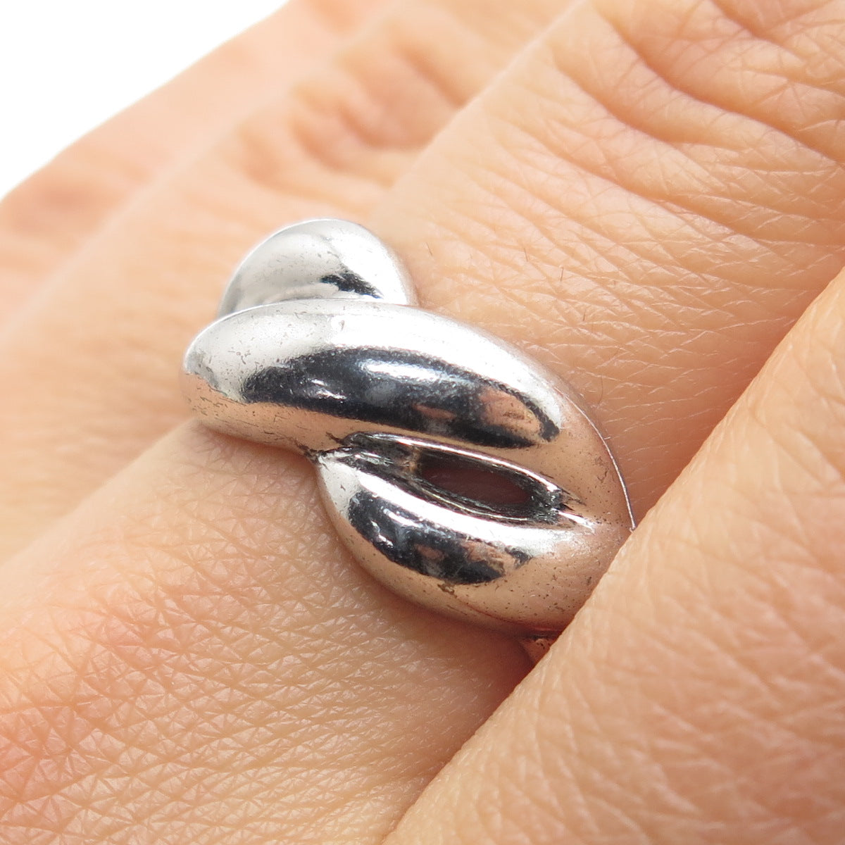 CHAPAL ZENRAY 925 Sterling Silver Vintage Infinity Ring Size 8.25