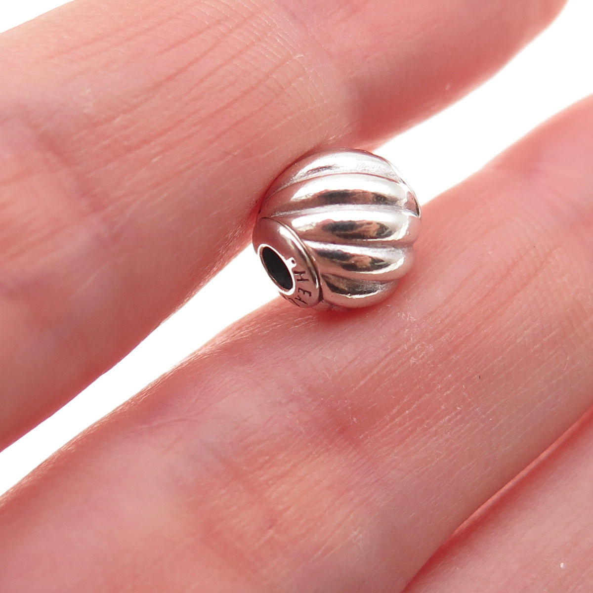 Pandora 925 Sterling Silver Essence Health Slide Bead Charm
