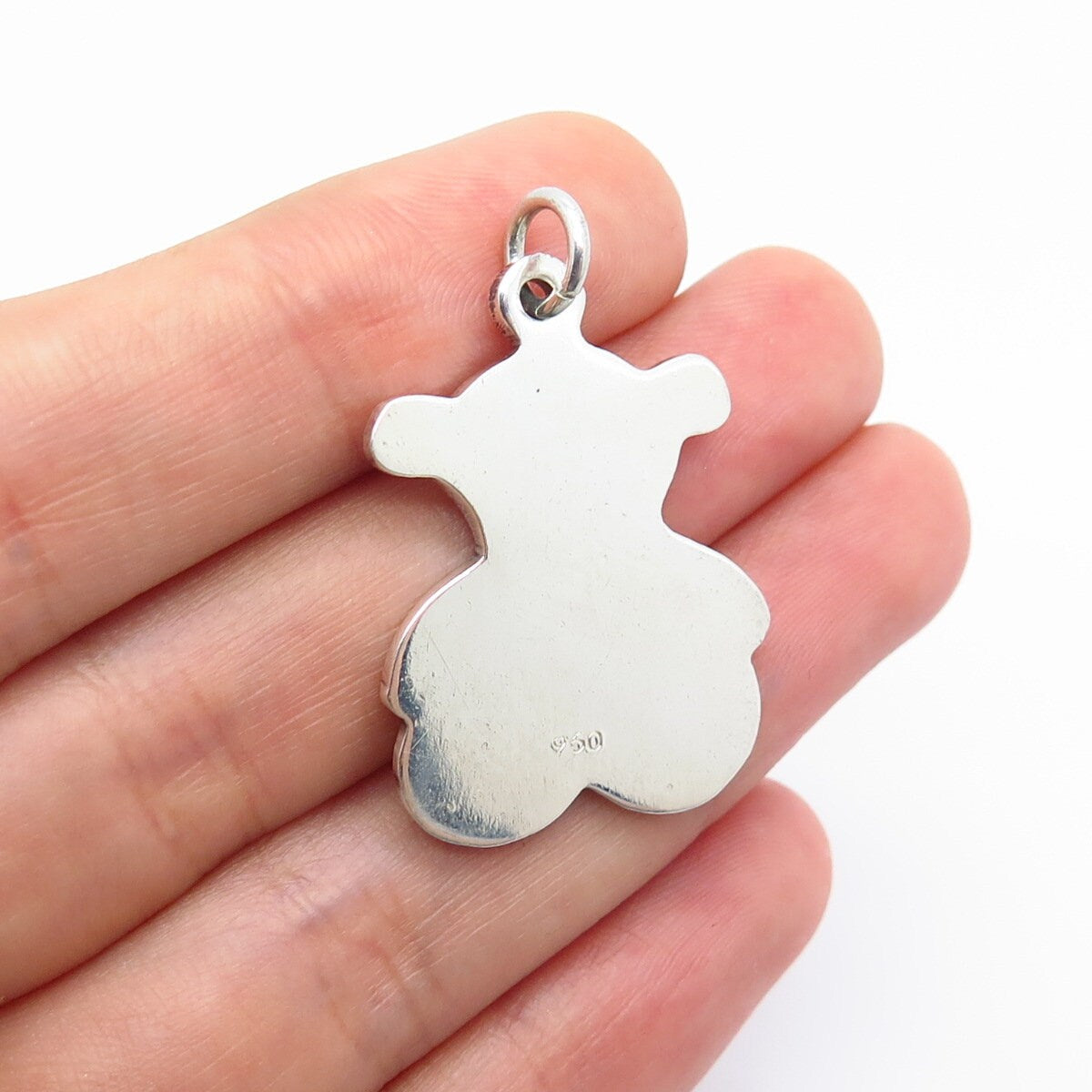 950 Silver Vintage Bear Pendant
