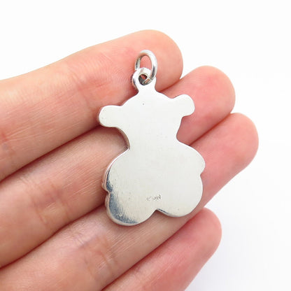 950 Silver Vintage Bear Pendant