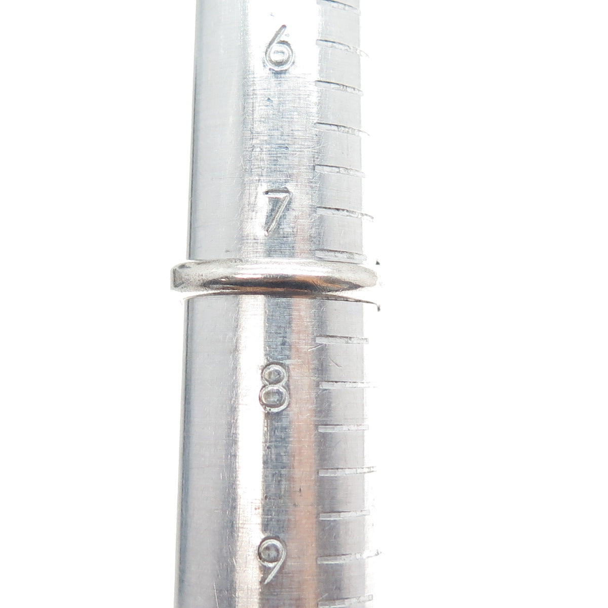 Old Pawn 925 Sterling Silver Vintage Southwestern Bisbee Turquoise Ring Size 7.5