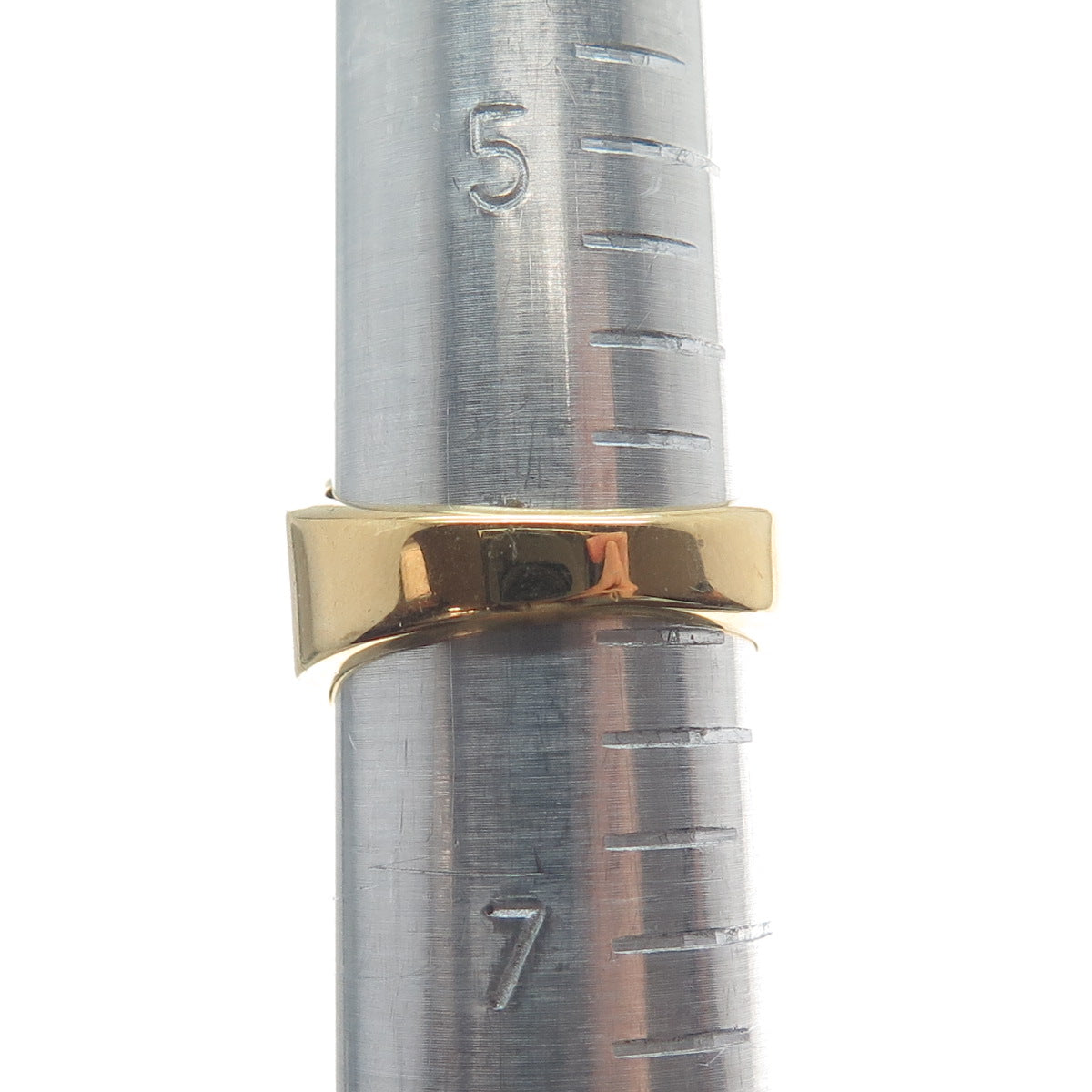 925 Sterling Silver Gold Plated Marquise-Cut Shaped C Z Ring Size 6.25