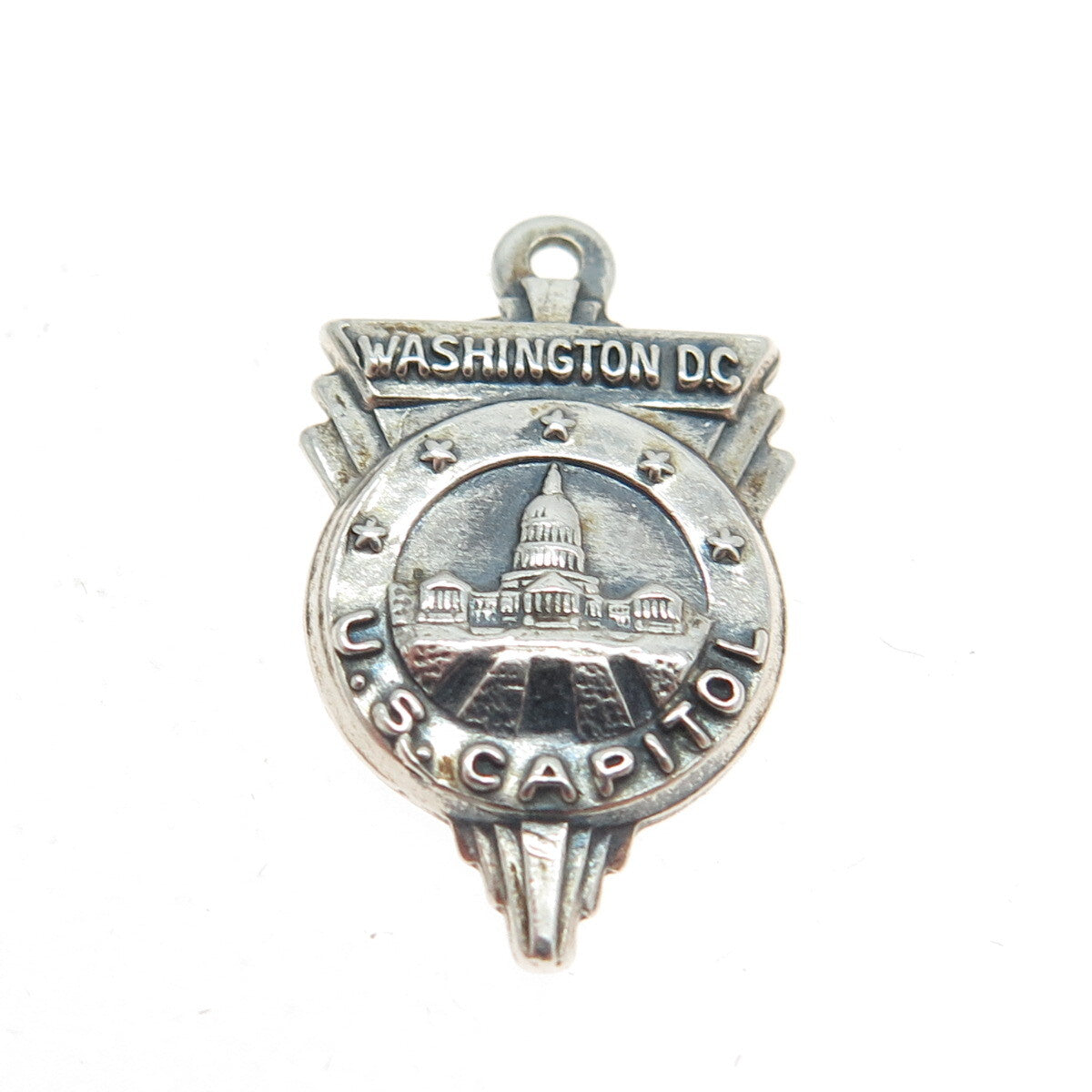 BATES & KLINKE 925 Sterling Silver Vintage US Capitol Washington DC Pendant