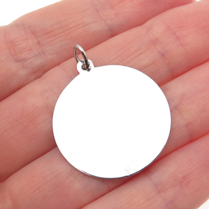 JAY POSON 925 Sterling Silver Vintage Thursday's Child Charm Pendant