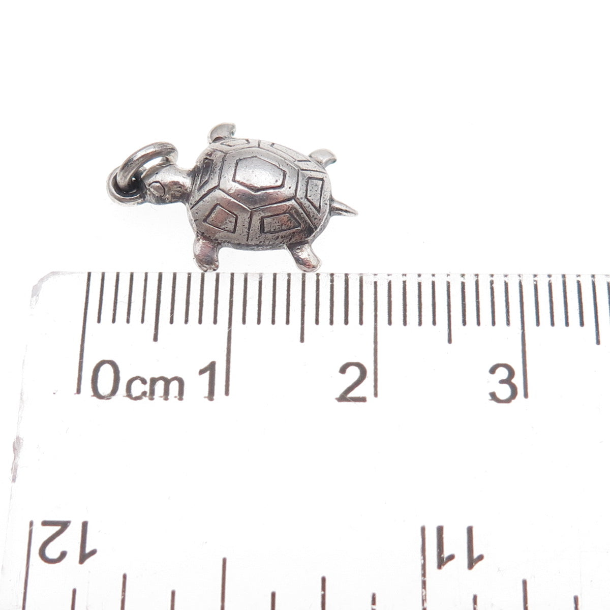 Georg Jensen 925S Sterling Silver Vintage Denmark Turtle Good Luck Charm Pendant