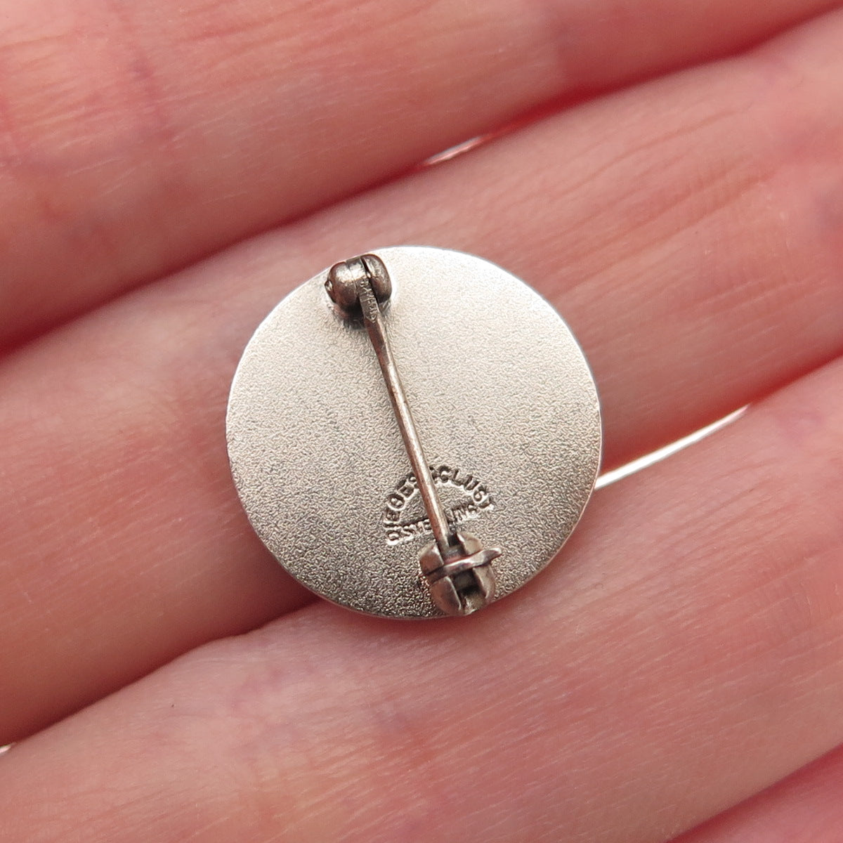 Dieges & Clust 925 Sterling Silver Vintage Music Notes Oxidized Pin Brooch