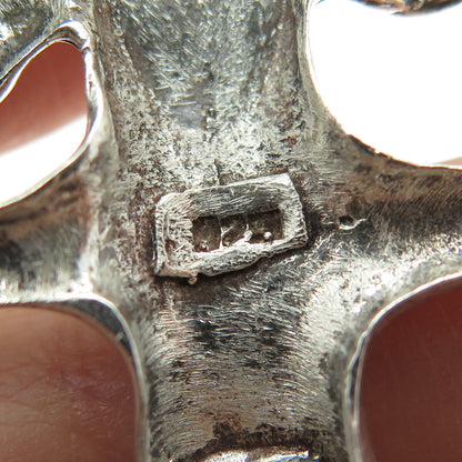 925 Sterling Silver Vintage Frog For Good Luck Pin Brooch