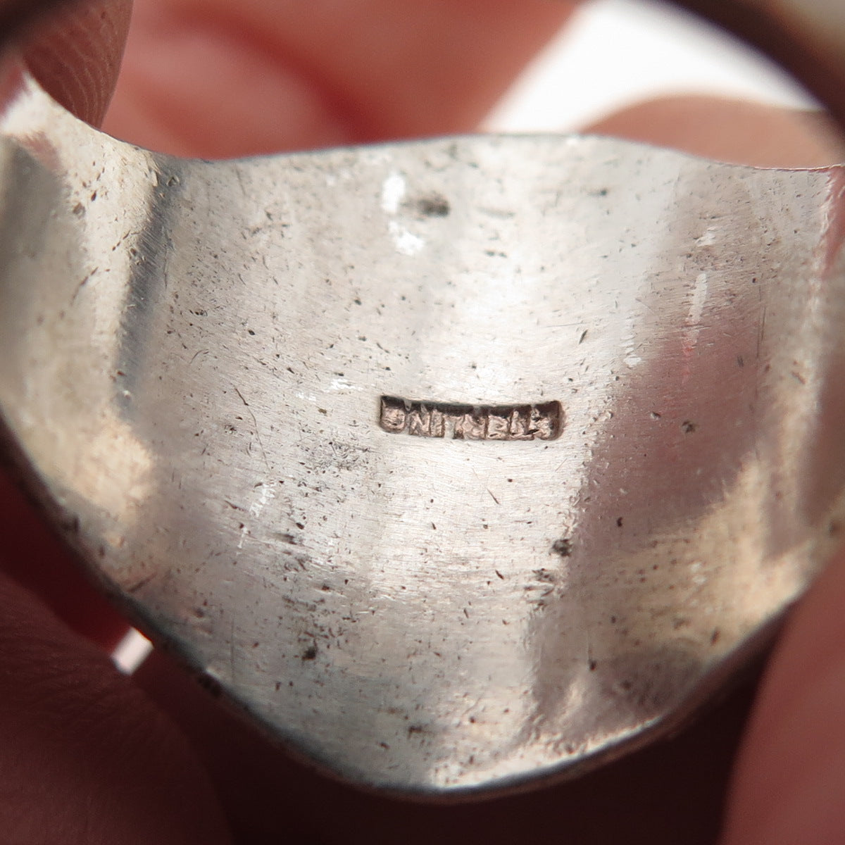 925 Sterling Vintage 1977 Lab-Created Sapphire St. Pius X School Ring Size 9.75