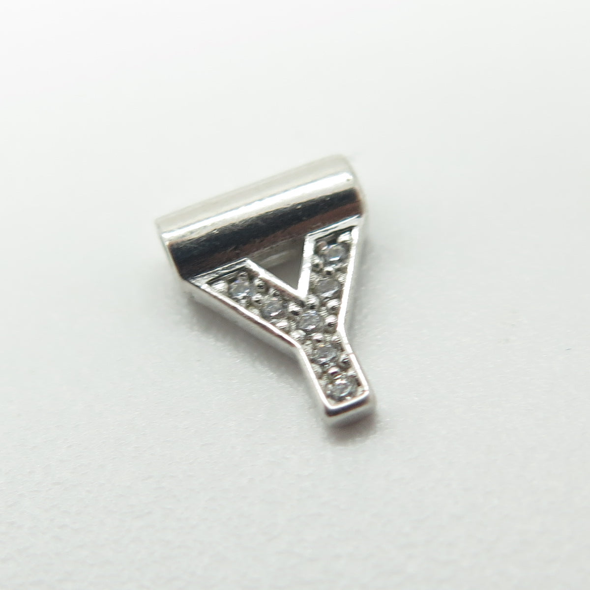 NOMINATION Italy 925 Sterling Silver C Z Letter "Y" SeiMia Pendant